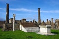 View of Pompeii ruins. Italy. Royalty Free Stock Photo