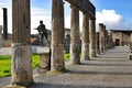 View of Pompeii ruins. Italy. Royalty Free Stock Photo