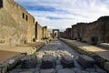 View of Pompeii ruins. Italy. Royalty Free Stock Photo