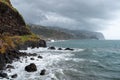 View of Ponta do Sol pier bridge in Madeira Royalty Free Stock Photo