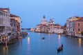 View from Ponte dell`Accademia in Venice Royalty Free Stock Photo