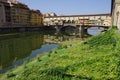 View of Ponte Vecchio in Florence in Summer.