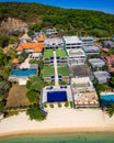 View from a pool resort in Panwa beach in Phuket, Thailand