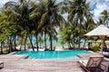 View from the pool to the Beach at the Bahamas