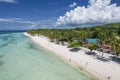 View of the popular Dumaluan Beach in the island of Panglao, Philippines Royalty Free Stock Photo