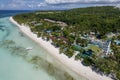View of the popular Dumaluan Beach in the island of Panglao, Philippines Royalty Free Stock Photo