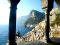 View through the porch Royalty Free Stock Photo