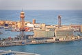 View of the port of Barcelona Royalty Free Stock Photo