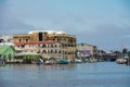 View from the port of Belize City in Belize Royalty Free Stock Photo