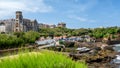 View of the port of Biarritz, France