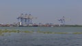 View of the Port of Cochin, Kerela, India