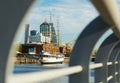 View of port and district Puerto Madero, Buenos Aires Royalty Free Stock Photo