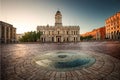 View of Port Elizabeth City Hall, South Africa.