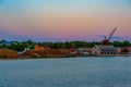 View of the port of Mariehamn, Finland Royalty Free Stock Photo