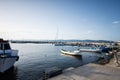 View of the port of Nessebar, Bulgaria Royalty Free Stock Photo