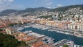 Port of Nice or Port Lympia in France