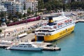 View upon the port of Nice, France Royalty Free Stock Photo