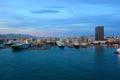 View on the port in Piraeus. Athens, Greece - 27.04.2016.