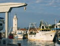 View of the port of Rimini