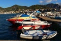 View of the port of Salerno in Campania
