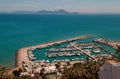 View of the port of Sidi Bou Said, Tunisia