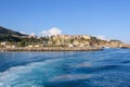 View of port in Tropea town Royalty Free Stock Photo