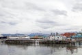 View of the port of Ushuaia, Argentina