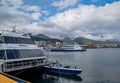 View of the port of Ushuaia, Tierra del Fuego, Patagonia, Argentina Royalty Free Stock Photo