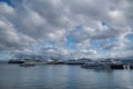 View of the port of Ushuaia, Tierra del Fuego, Patagonia, Argentina