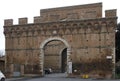 View on Porta Romana Gate in Siena Royalty Free Stock Photo