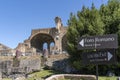 View of Portico Medievale in Rome