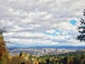 A view of the Portland sky line