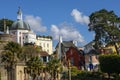 View of Portmeirion in North Wales, UK Royalty Free Stock Photo