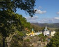 View of Portmeirion in North Wales, UK