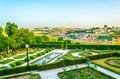 View of Porto behind the Garden Of The Crystal Palace in Portugal Royalty Free Stock Photo