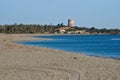 View of Porto Corallo beach Royalty Free Stock Photo