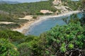 View of Porto Forru beach Royalty Free Stock Photo