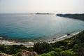 View of Porto Forru beach Royalty Free Stock Photo