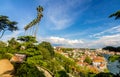 View of Porto from Jardins do Palacio de Cristal Royalty Free Stock Photo