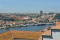 Panoramic view Vila Nova de Gaia, Oorto - Portugal Royalty Free Stock Photo