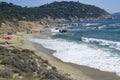 View of Porto Sa Ruxi beach Royalty Free Stock Photo