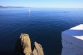 View from Portofino`s lighthouse, Genova, Liguria, Italy