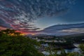 View on Portree before sunset, Scotland Royalty Free Stock Photo