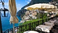 View of Positano from above