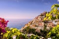 View of Positano village along Amalfi Coast in Italy Royalty Free Stock Photo