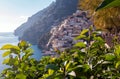 View of Positano village along Amalfi Coast in Italy Royalty Free Stock Photo