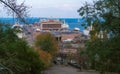 view from the Potemkin Lesnitsa to the Marine Station of the city of Odessa