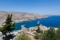View of Pothia, the port town of Kalymnos island, Greece Royalty Free Stock Photo
