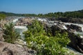 Potomac River, Great Falls State Park, Virginia. Royalty Free Stock Photo