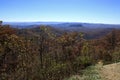 View from Pounding Mill Overlook in North Carolina Royalty Free Stock Photo